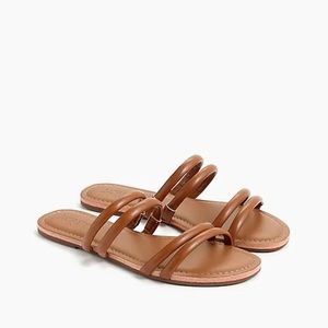 NWT J Crew Factory Seaside slide sandals Sz 7